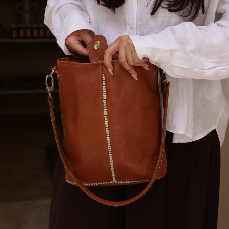 Sabra Leather Shoulder Bag