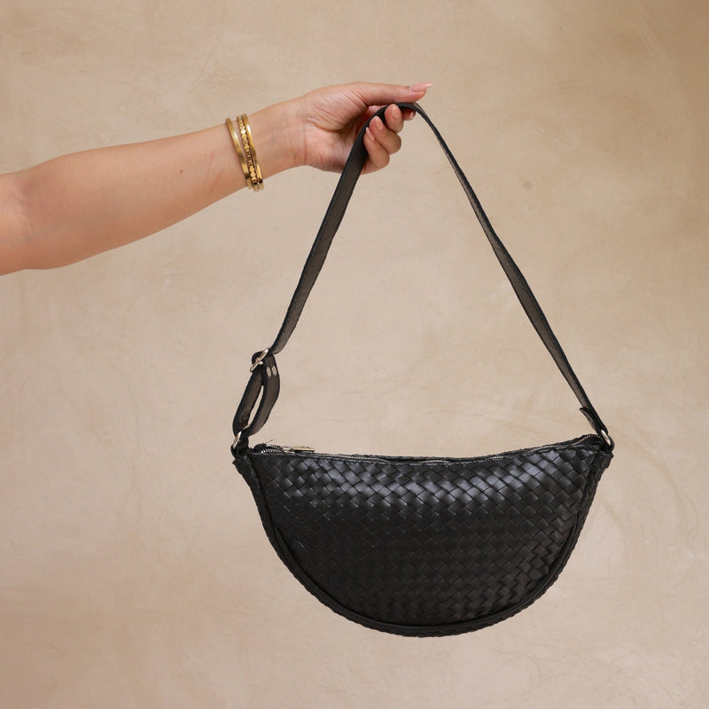 Hilal Woven Leather Sling