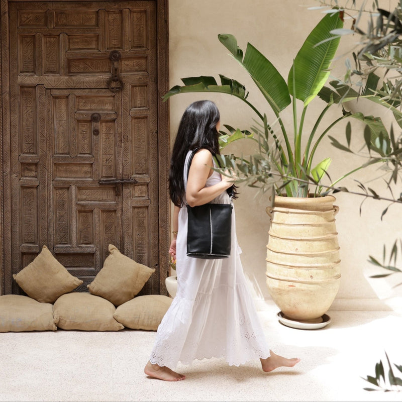 Sabra Leather Shoulder Bag