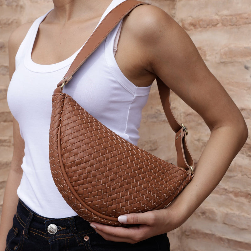 Hilal Woven Leather Sling