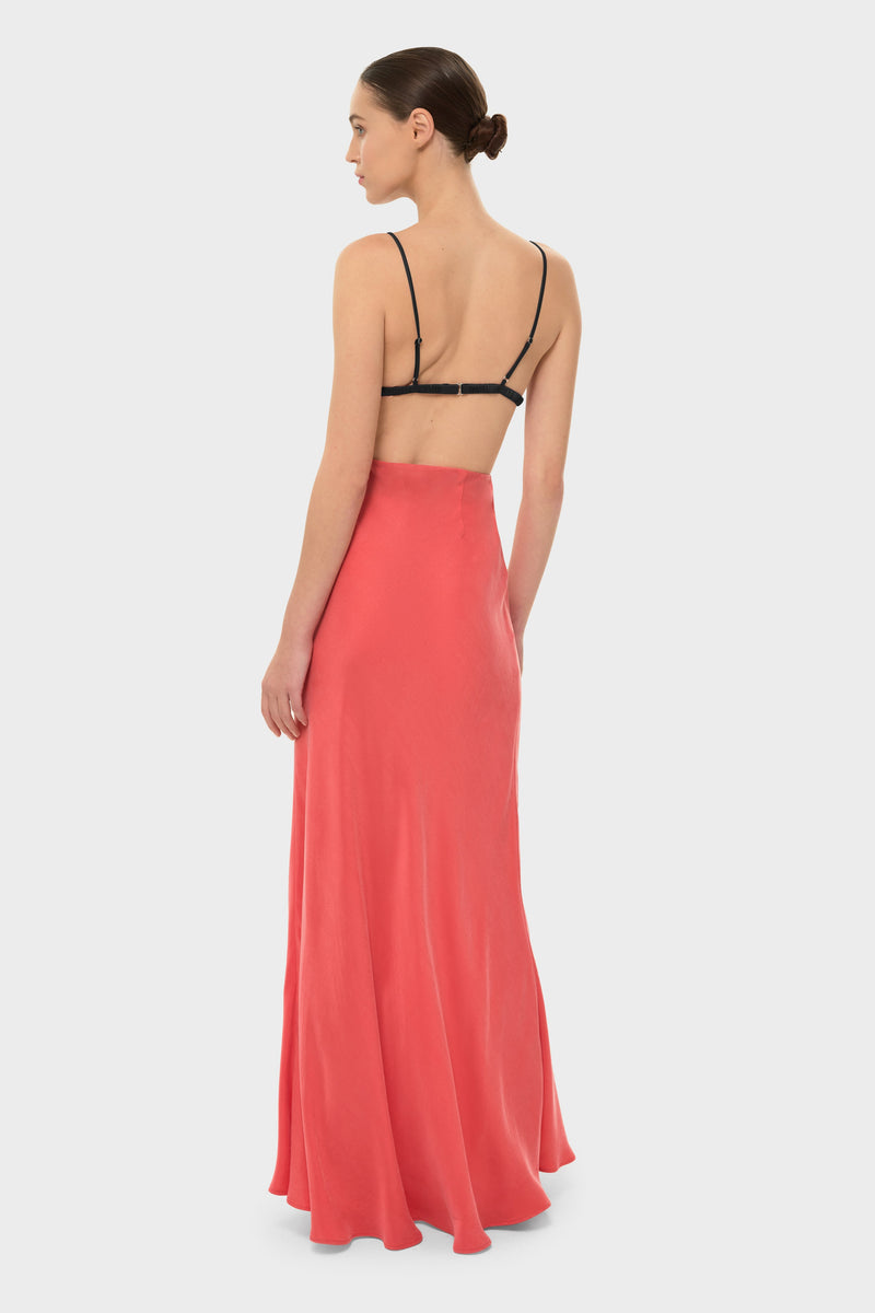 Coral AquaFlora Lucy Slip Skirt