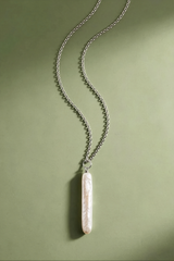 Nora Pearl Necklace Silver