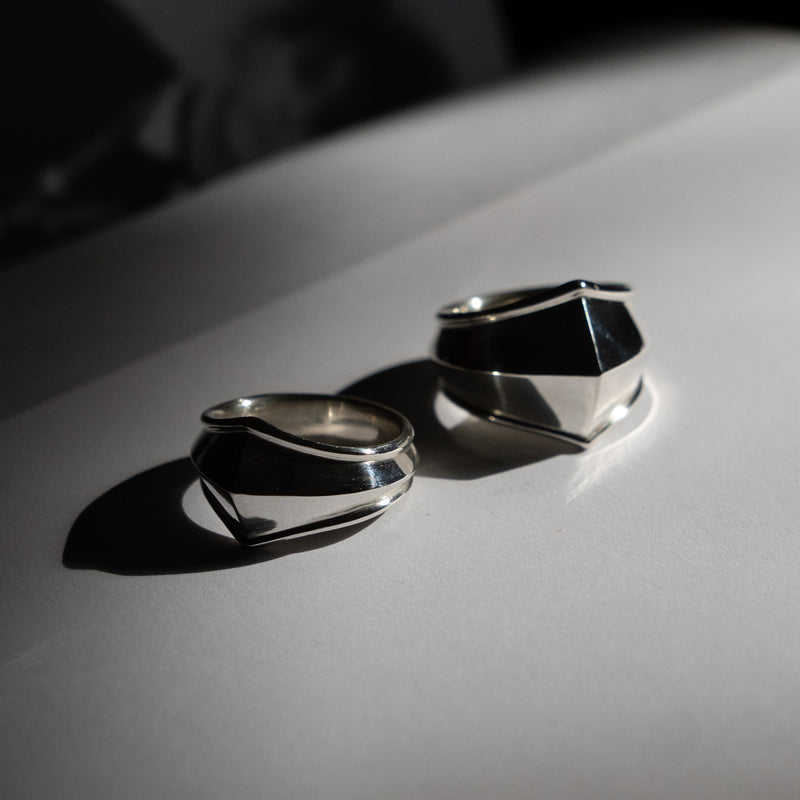 Armor Ring Wide - Sterling Silver
