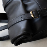 Adventurer Leather Rolltop Backpack