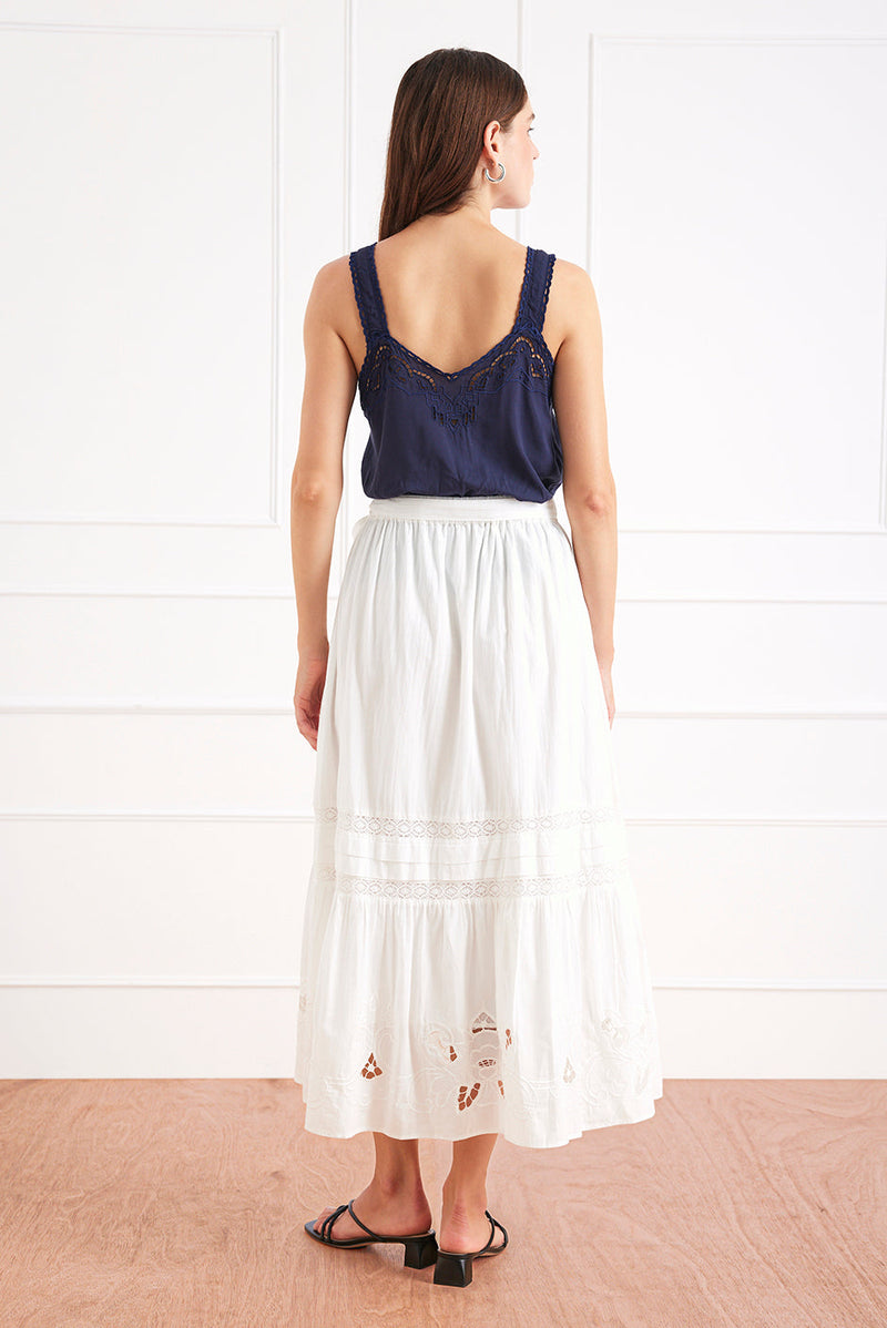 Stevie Skirt in Off White