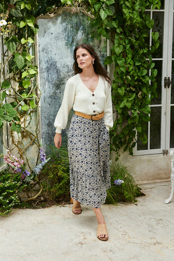 Greta Cardigan in Oat Milk