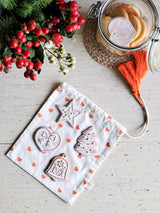 Handmade Sugar Saver Ornament - Holiday Gift Edition With Heart Pouch
