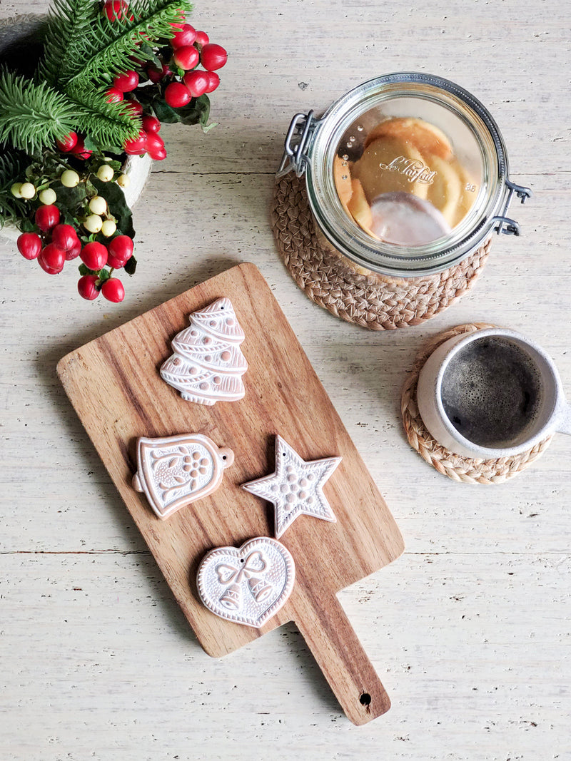 Handmade Sugar Saver Ornament - Holiday Gift Edition With Green Pouch
