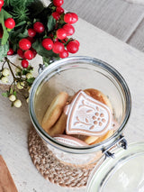 Handmade Sugar Saver Ornament - Holiday Gift Edition With Heart Pouch