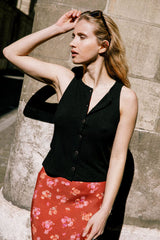 Top Lilas Noir