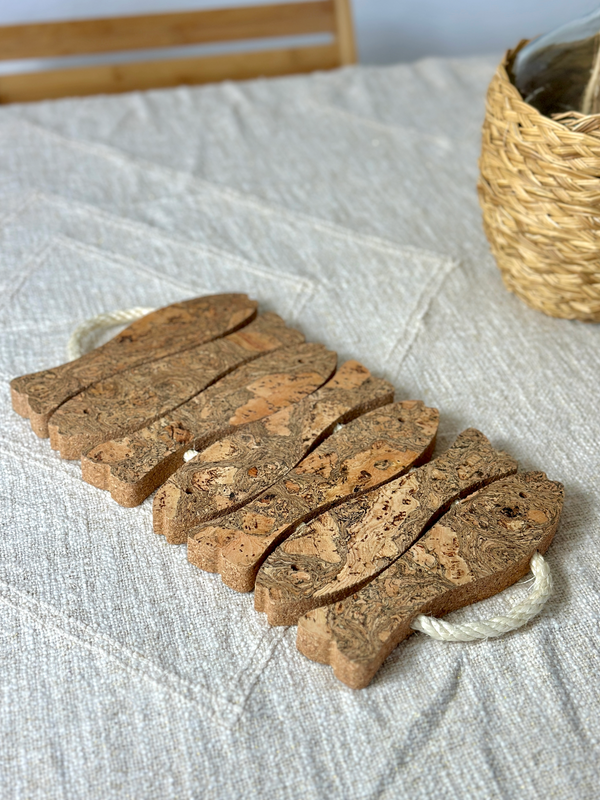 “Festa Dei Sette Pesci” Seven Fish Cork Trivet