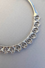 Calla Hoops Silver Small