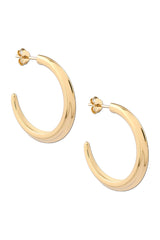 Crescent Hoops Gold Large