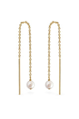 Paloma Pearl Threaders Gold