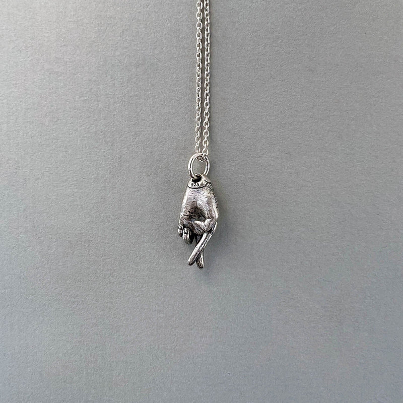 Good Luck Charm Necklace Silver