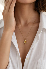 Good Luck Charm Necklace Gold