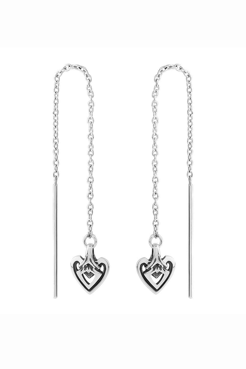 Heart Threaders Silver