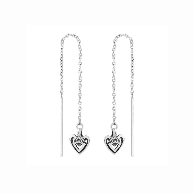 Heart Threaders Silver