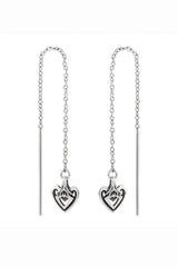 Heart Threaders Silver