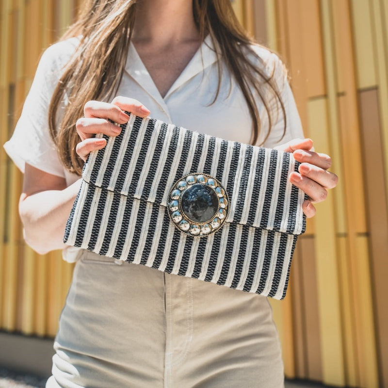 Zwina Upcycled Clutch