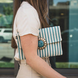 Bluebird Upcycled Clutch
