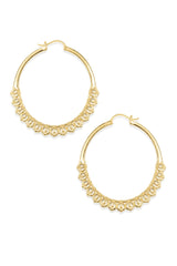 Calla Hoops Gold Large