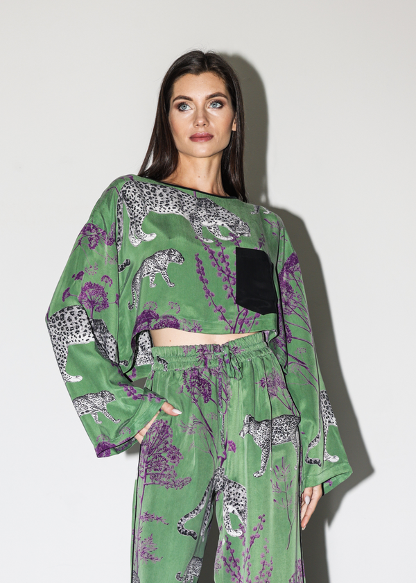 Lennon Wildesse Long Sleeve Crop Tee