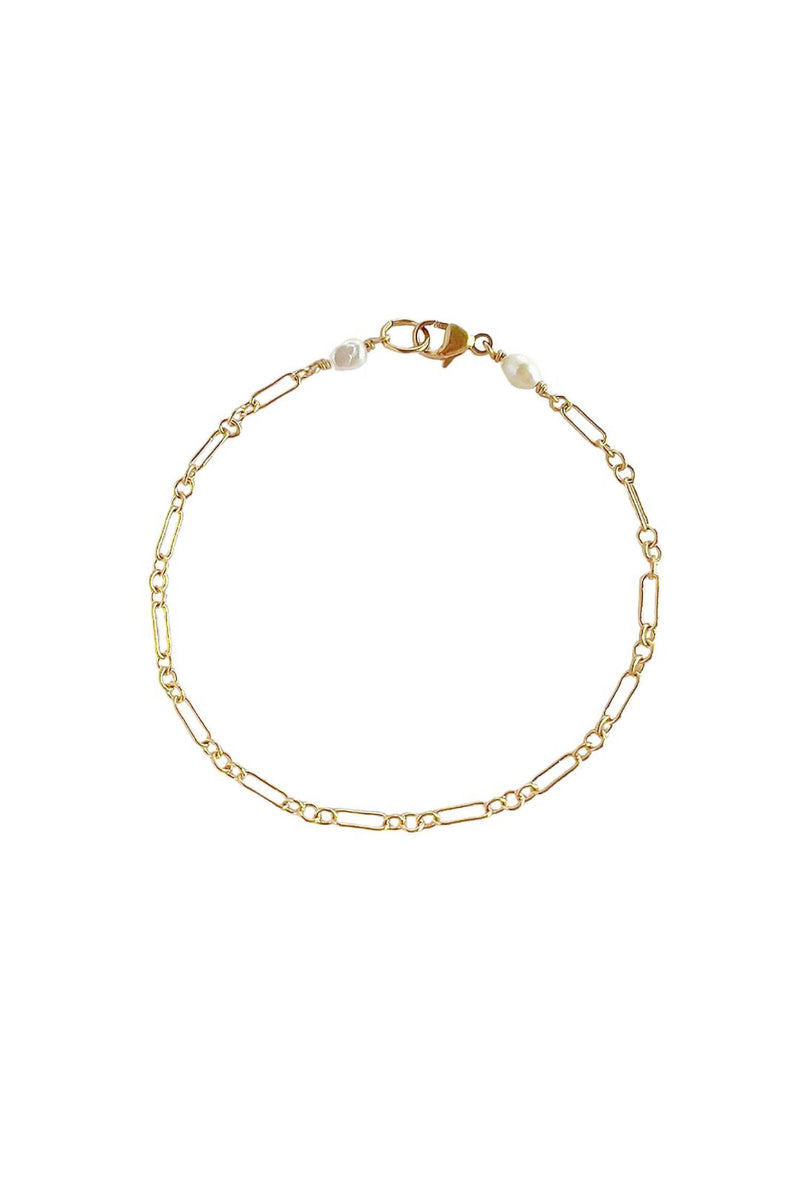 Lily Chain Bracelet Gold