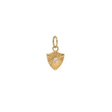 Shield Necklace - 14K Yellow Gold