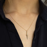 Switchblade Necklace - 14k Yellow Gold