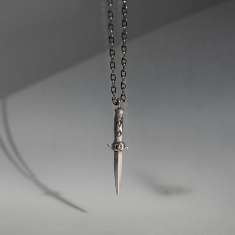 Switchblade Necklace - Sterling Silver