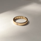 Sun & Moon Ring - 14k Yellow Gold
