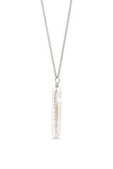 Nora Pearl Necklace Silver