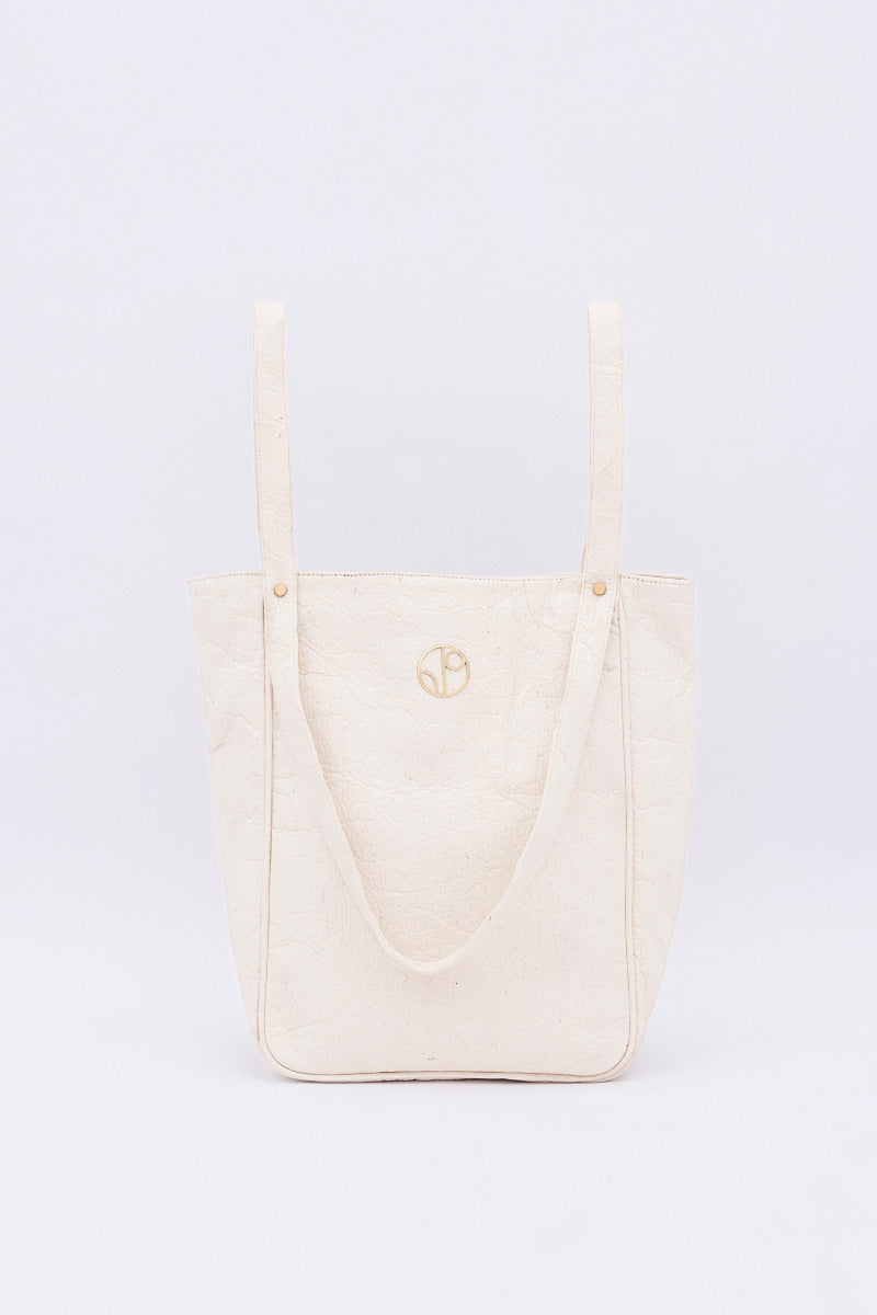 Tokyo NRT - Piñatex® Tote Bag - Latte