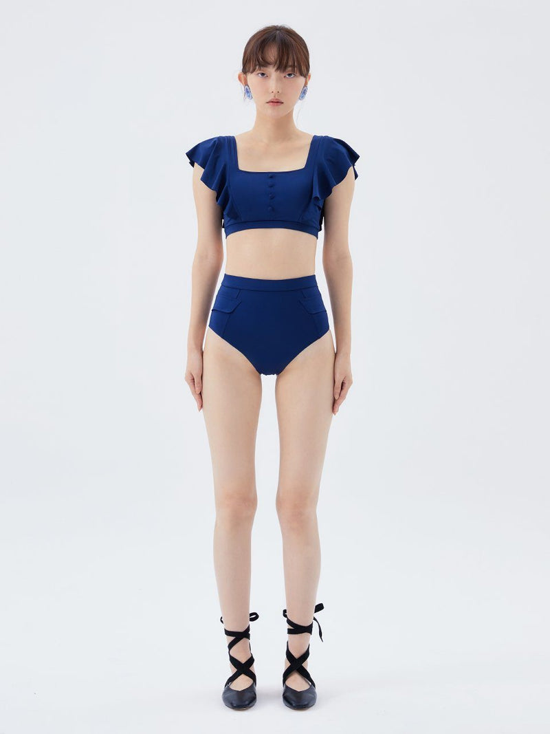 Jelly Candy + High-Waisted Pocket Bottom Navy - ourCommonplace