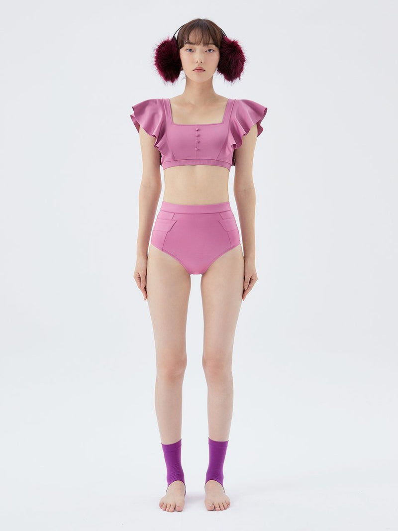Jelly Candy + High-Waisted Pocket Bottom Reddish - ourCommonplace