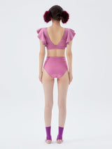 Jelly Candy + High-Waisted Pocket Bottom Reddish - ourCommonplace