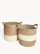 Agora Colorblock Basket (Set Of 2) - ourCommonplace