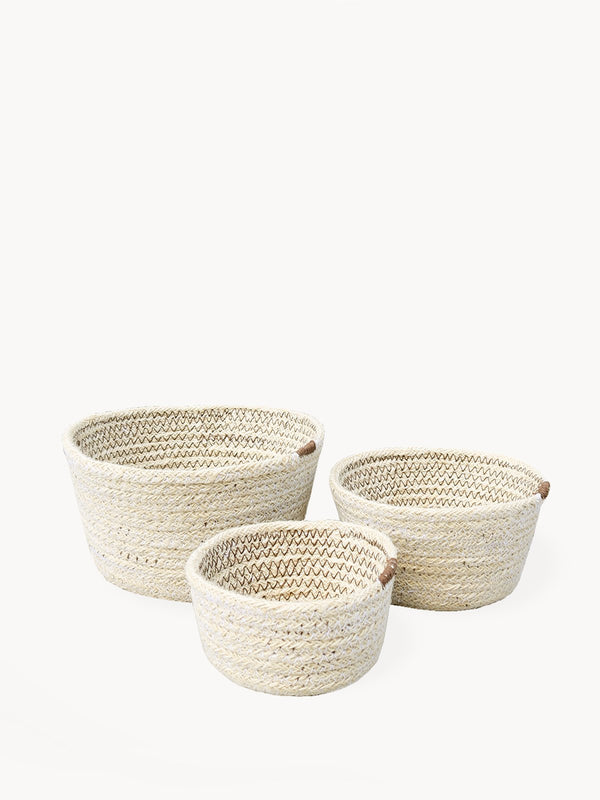Amari Bowl - Brown (Set Of 3) - ourCommonplace