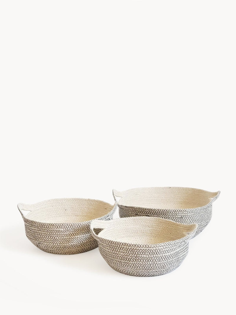 Amari Fruit Bowl - Black (Set Of 3) - ourCommonplace