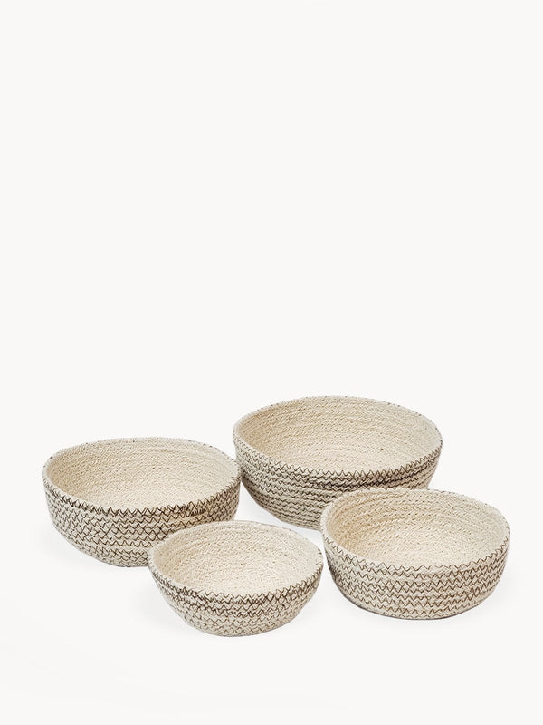 Amari  Round Bowl - Brown (Set Of 4) - ourCommonplace