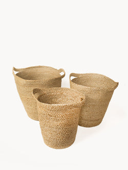 Kata Basket With Slit Handle (Set Of 3) - ourCommonplace