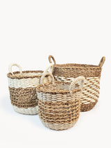 Ula Mesh Basket - Natural (Set Of 3) - ourCommonplace