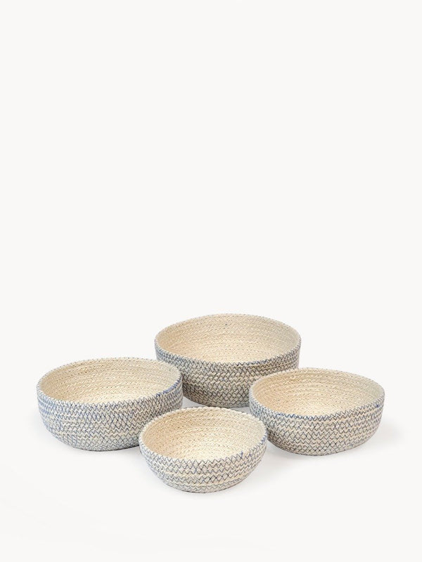 Amari  Round Bowl - Blue (Set Of 4) - ourCommonplace