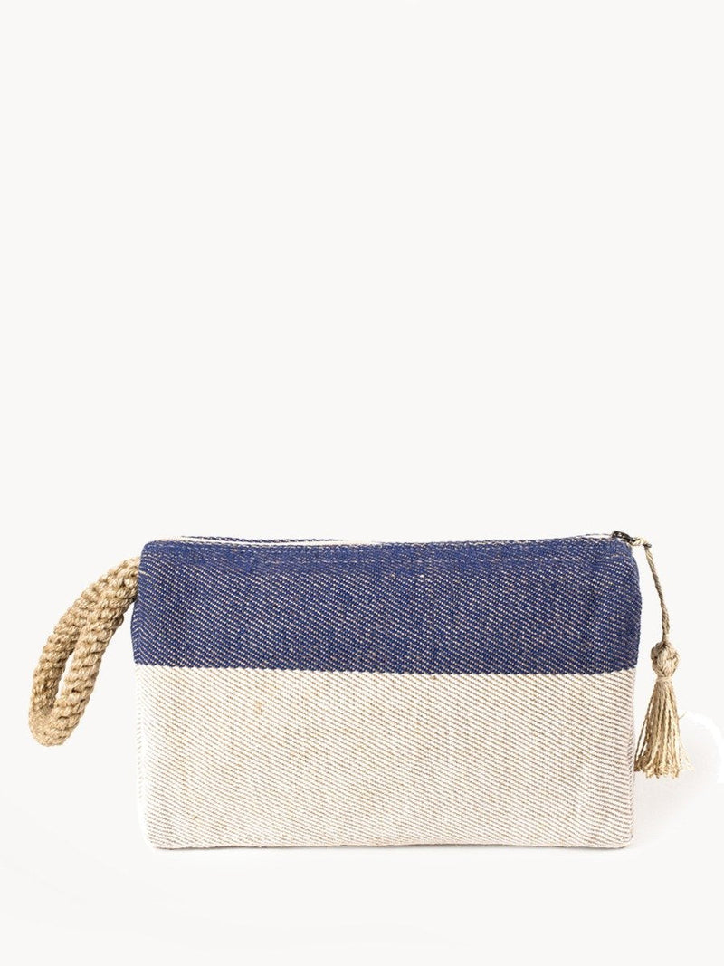 Block A Clutch - Blue - ourCommonplace