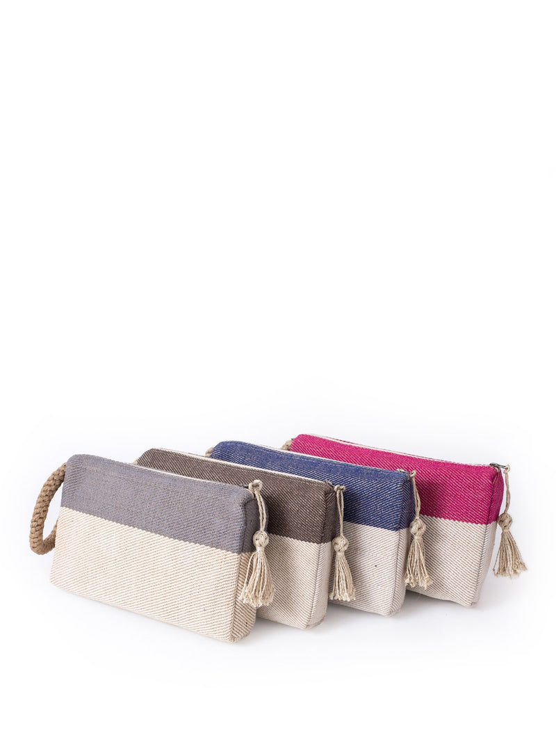 Block A Clutch - Blue - ourCommonplace