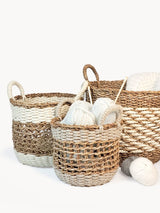 Ula Mesh Basket - Natural (Set Of 3) - ourCommonplace
