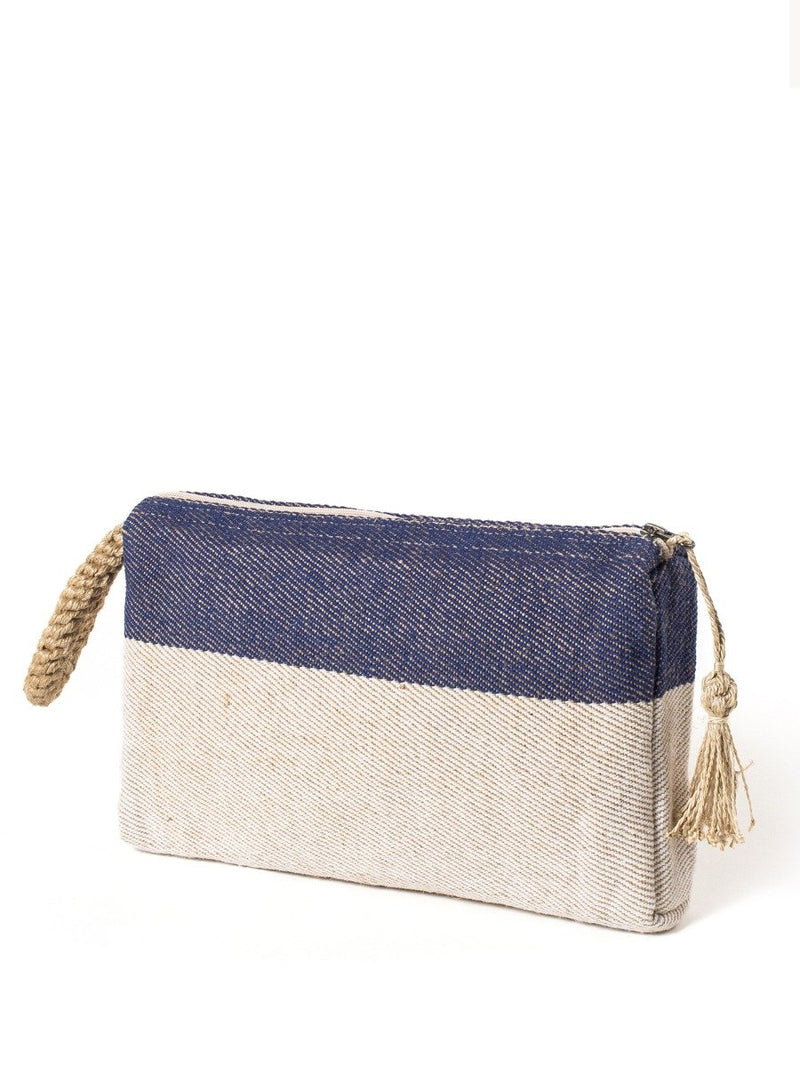 Block A Clutch - Blue - ourCommonplace