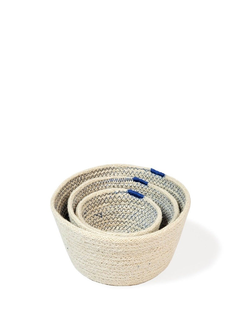 Amari Bowl - Blue (Set Of 3) - ourCommonplace