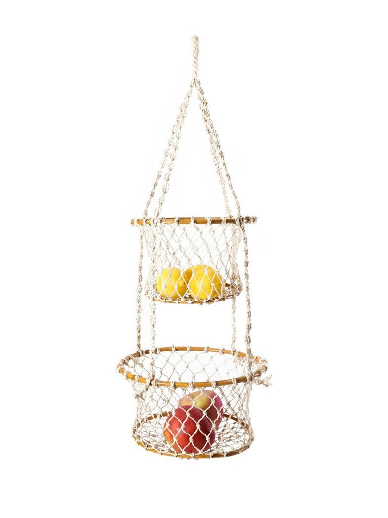 Jhuri Double Hanging Basket - ourCommonplace